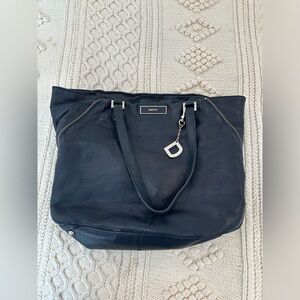 Black DKNY leather shoulder bag